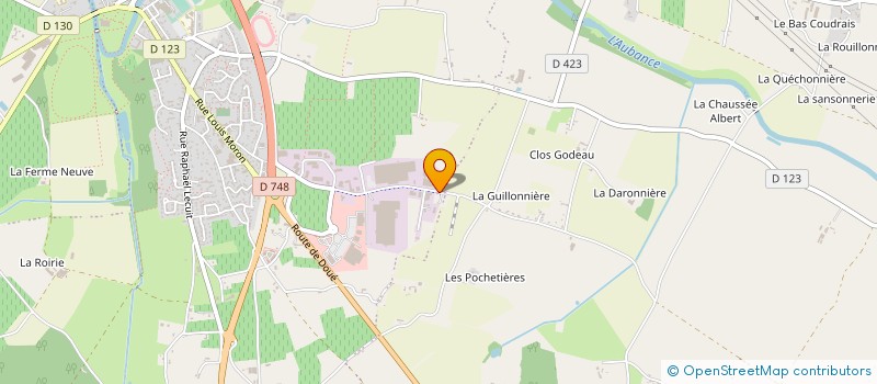localisation de l'entreprise SOCIETE DE CARTONNAGES HUTEAU à BRISSAC LOIRE AUBANCE
