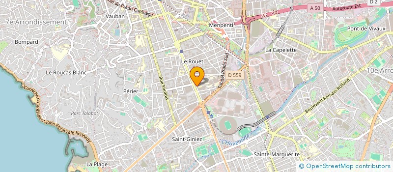 localisation de l'entreprise SOCIETE DE CAUTION MUTUELLE IMMOBILIERE PROVENCE CORSE  MARSEILLE