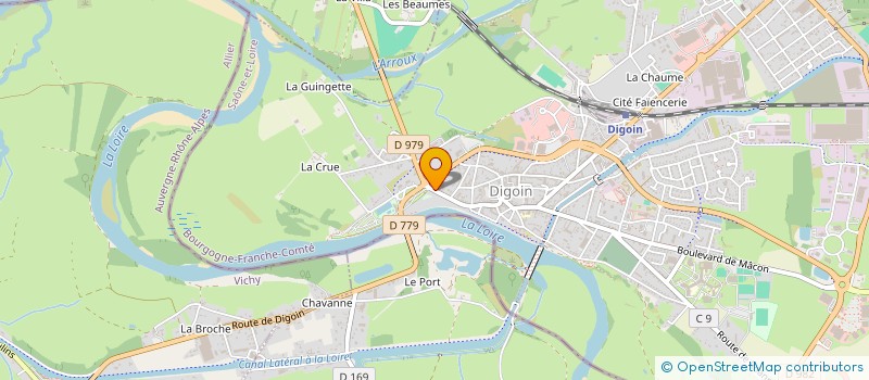 localisation de l'entreprise SOCIETE DE CERCHIO  DIGOIN