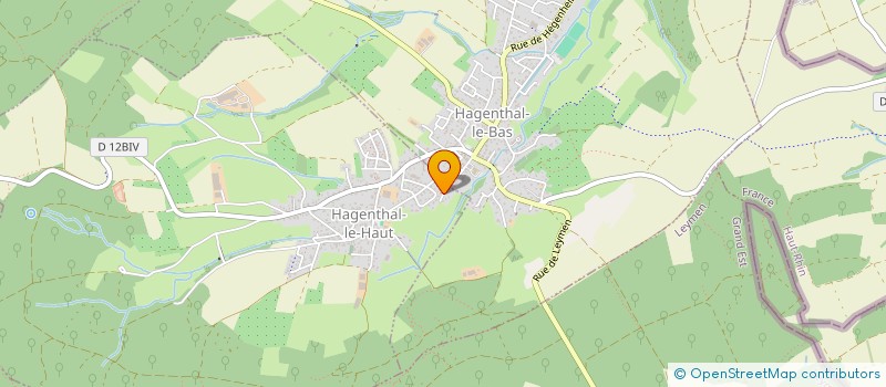 localisation de l'entreprise SOCIETE DE CHANT SAINTE- CECILE ENSEMBLE VOCAL HALEY  HAGENTHAL-LE-BAS