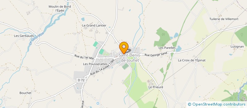 localisation de l'entreprise SOCIETE DE CHASSE à SAINT-DENIS-DE-JOUHET