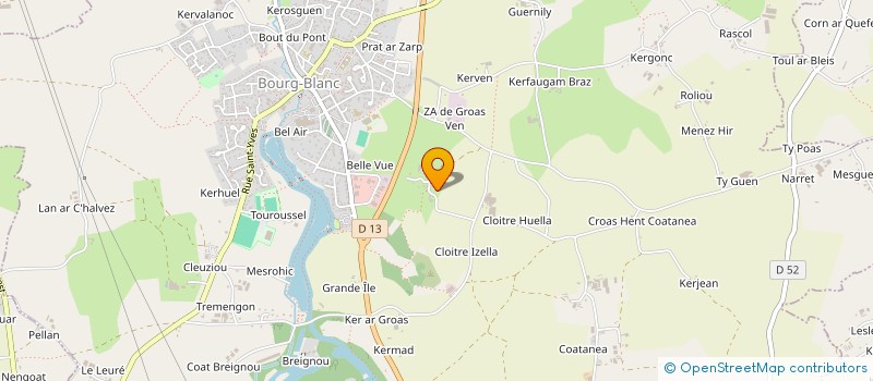 localisation de l'entreprise SOCIETE DE CHASSE à BOURG-BLANC