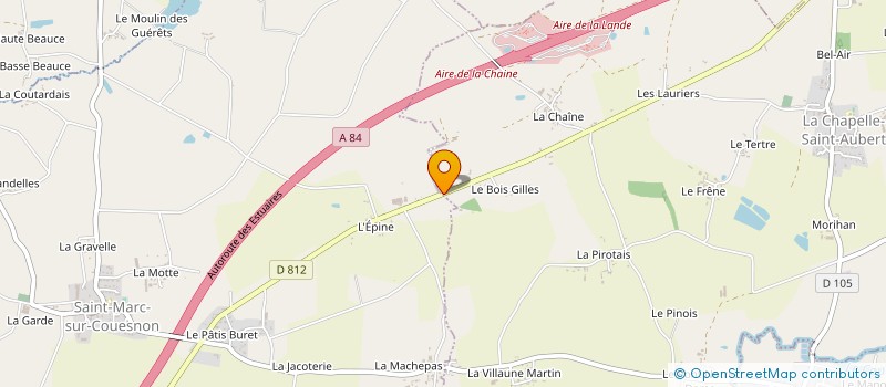 localisation de l'entreprise SOCIETE DE CHASSE à LA CHAPELLE-SAINT-AUBERT