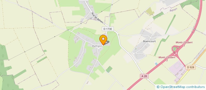 localisation de l'entreprise SOCIETE DE CHASSE  BEHEN