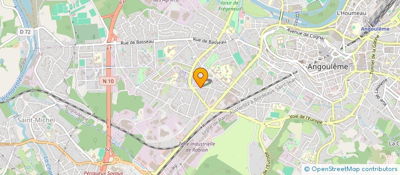 localisation de l'entreprise SOCIETE DE CHASSE à ANGOULEME