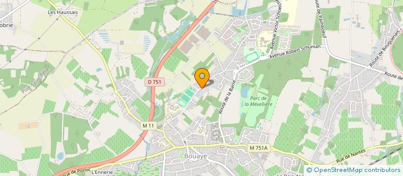 localisation de l'entreprise SOCIETE DE CHASSE  BOUAYE