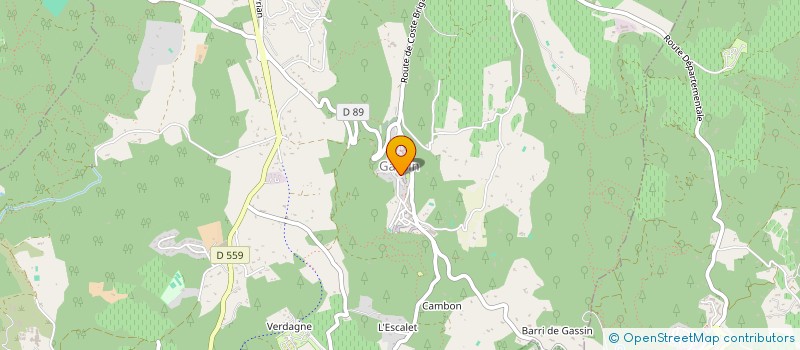 localisation de l'entreprise SOCIETE DE CHASSE A LA BARRO à GASSIN