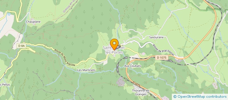 localisation de l'entreprise SOCIETE DE CHASSE AMICALE DU MONT AIGUILLE  SAINT-MICHEL-LES-PORTES