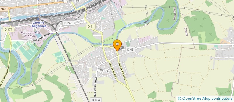 localisation de l'entreprise SOCIETE DE CHASSE AUX BOIS DE BRION à BRION