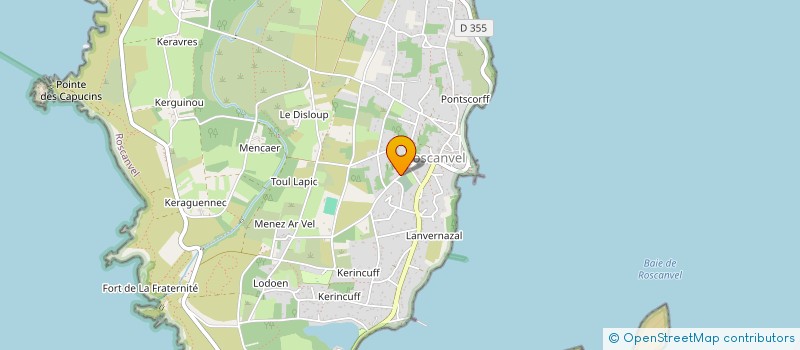 localisation de l'entreprise SOCIETE DE CHASSE COMMUNAL DE ROSCANVEL  ROSCANVEL