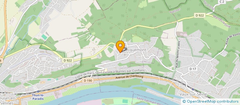 localisation de l'entreprise SOCIETE DE CHASSE COMMUNALE D'EVECQUEMONT  EVECQUEMONT