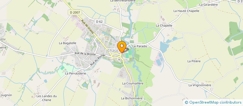 localisation de l'entreprise SOCIETE DE CHASSE COMMUNALE DE CHAUCHE LA SAINT HUBERT à CHAUCHE