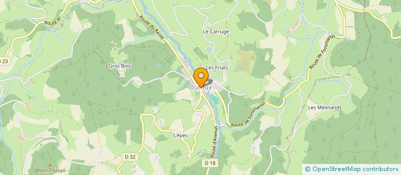 localisation de l'entreprise SOCIETE DE CHASSE COMMUNALE DE ST JACQUES DES ARRETS  DEUX-GROSNES