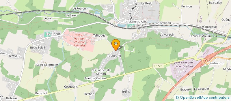 localisation de l'entreprise SOCIETE DE CHASSE COMMUNALE LES MEMRODS DE SAINT NOLFF à SAINT-NOLFF