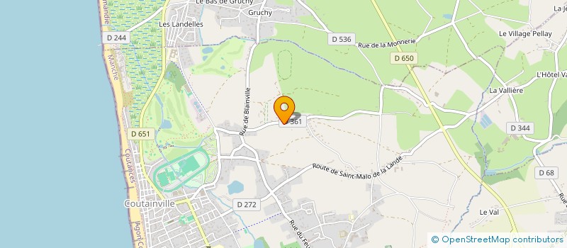 localisation de l'entreprise SOCIETE DE CHASSE D'AGON-COUTAINVILLE  AGON-COUTAINVILLE