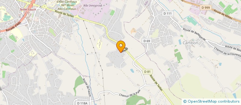 localisation de l'entreprise SOCIETE DE CHASSE D'ALBI PEYRET à ALBI