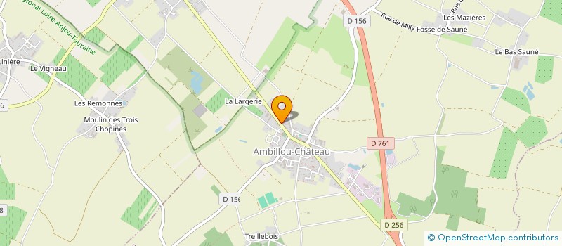 localisation de l'entreprise SOCIETE DE CHASSE D'AMBILLOU CHATEAU  TUFFALUN