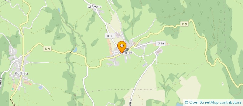 localisation de l'entreprise SOCIETE DE CHASSE D'HOTONNES  HAUT VALROMEY