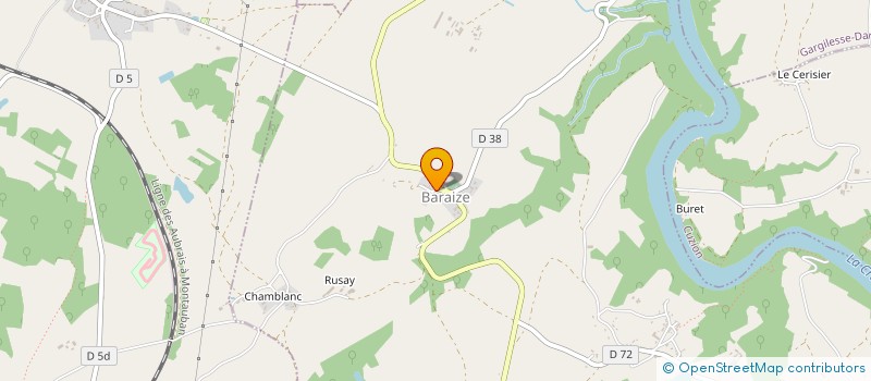 localisation de l'entreprise SOCIETE DE CHASSE DE BARAIZE à BARAIZE