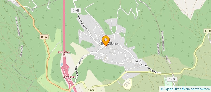 localisation de l'entreprise SOCIETE DE CHASSE DE BELCODENE  BELCODENE