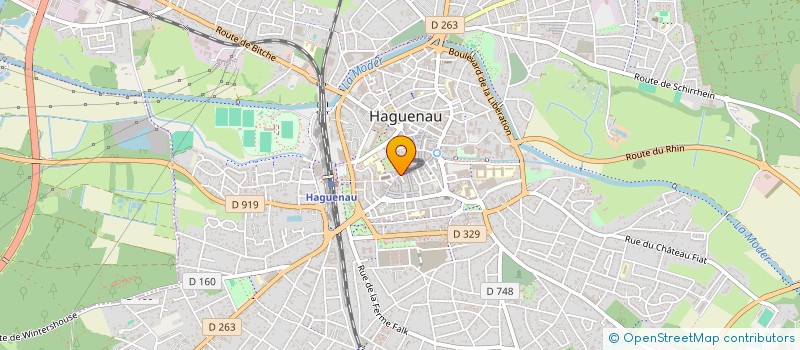 localisation de l'entreprise SOCIETE DE CHASSE DE BETSCHDORF à HAGUENAU