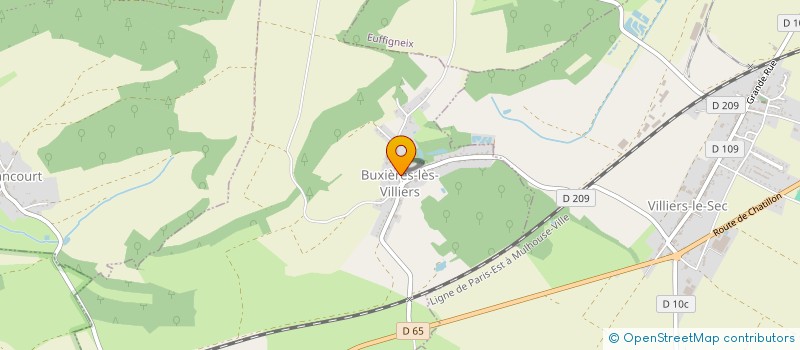 localisation de l'entreprise SOCIETE DE CHASSE DE BUXIERES LES VILLIERS à BUXIERES-LES-VILLIERS