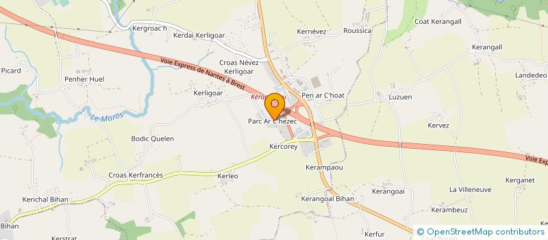 localisation de l'entreprise SOCIETE DE CHASSE DE CADOL  MELGVEN