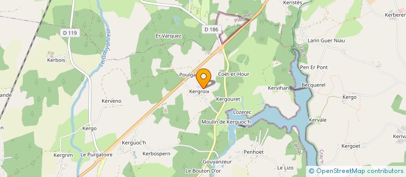 localisation de l'entreprise SOCIETE DE CHASSE DE CARNAC - LA TRINITE SUR MER  CARNAC