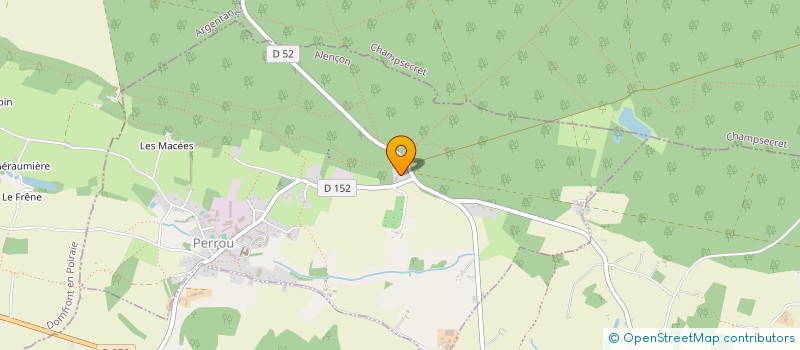 localisation de l'entreprise SOCIETE DE CHASSE DE CHAMPSECRET à CHAMPSECRET