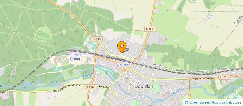 localisation de l'entreprise SOCIETE DE CHASSE DE DOURDAN  DOURDAN