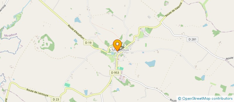 localisation de l'entreprise SOCIETE DE CHASSE DE FLAMARENS  FLAMARENS