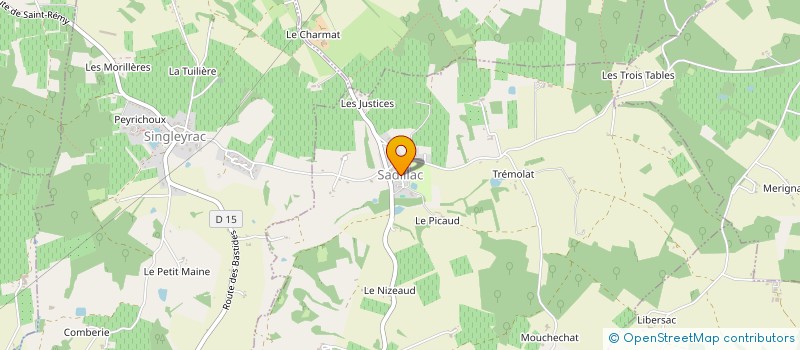 localisation de l'entreprise SOCIETE DE CHASSE DE FONROQUE  FONROQUE