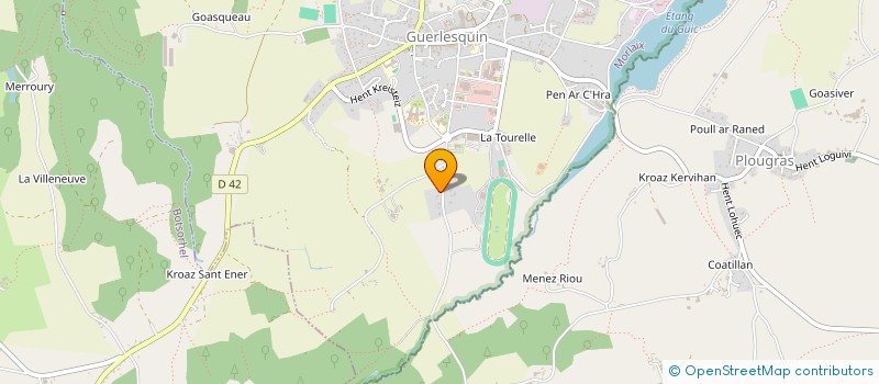 localisation de l'entreprise SOCIETE DE CHASSE DE GUERLESQUIN-PLOUGRAS  GUERLESQUIN