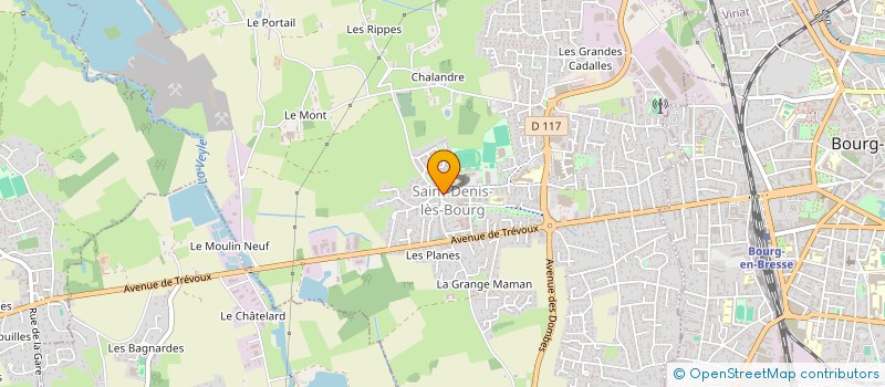 localisation de l'entreprise SOCIETE DE CHASSE DE L'ETANG CHARVET à SAINT-DENIS-LES-BOURG