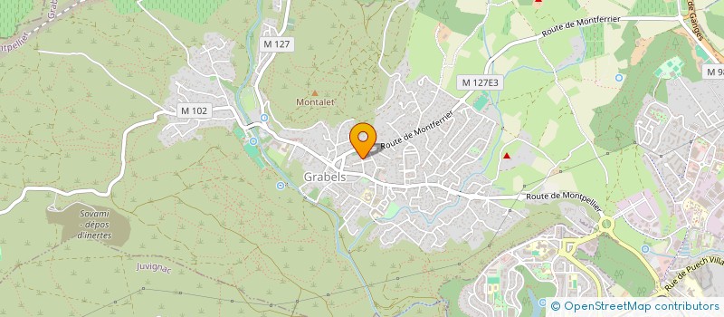 localisation de l'entreprise SOCIETE DE CHASSE DE LA COMMUNE DE GRABELS  GRABELS