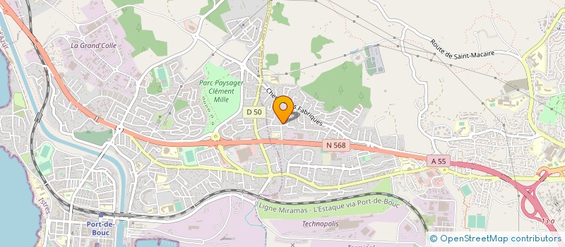 localisation de l'entreprise SOCIETE DE CHASSE DE LA COURONNE CARRO à MARTIGUES