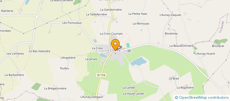 localisation de l'entreprise SOCIETE DE CHASSE DE LA DOREE  LA DOREE