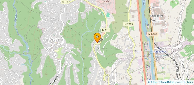 localisation de l'entreprise SOCIETE DE CHASSE DE LA GAUDE  LA GAUDE