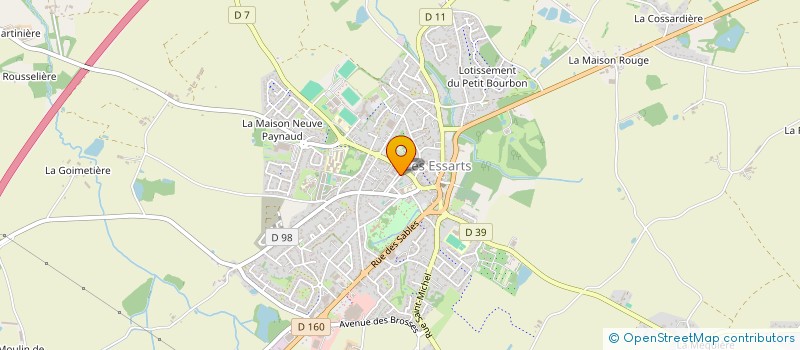 localisation de l'entreprise SOCIETE DE CHASSE DE LA SAINT-HUBERT - LA MERLATIERE  LA MERLATIERE