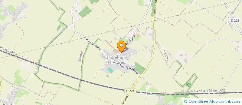 localisation de l'entreprise SOCIETE DE CHASSE DE LANDRETHUN-LES-ARDRES  LANDRETHUN-LES-ARDRES