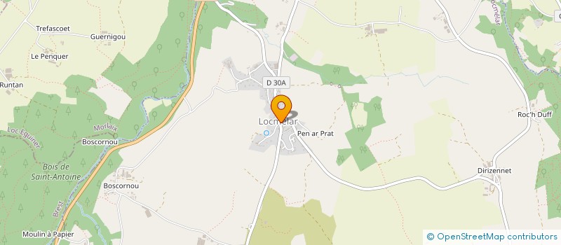 localisation de l'entreprise SOCIETE DE CHASSE DE LOCMELAR  LOCMELAR