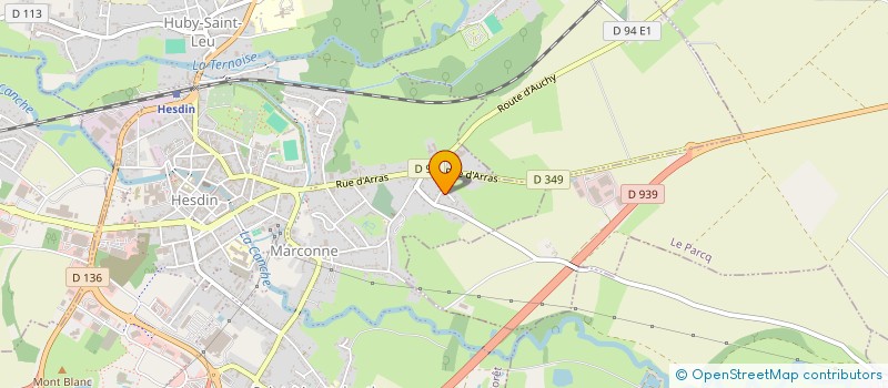 localisation de l'entreprise SOCIETE DE CHASSE DE MARCONNE  MARCONNE