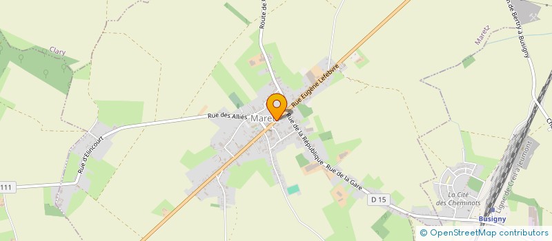 localisation de l'entreprise SOCIETE DE CHASSE DE MARETZ  MARETZ