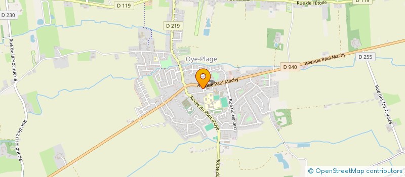 localisation de l'entreprise SOCIETE DE CHASSE DE OYE-PLAGE  OYE-PLAGE
