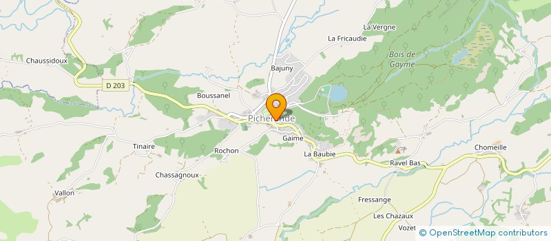 localisation de l'entreprise SOCIETE DE CHASSE DE PICHERANDE  PICHERANDE