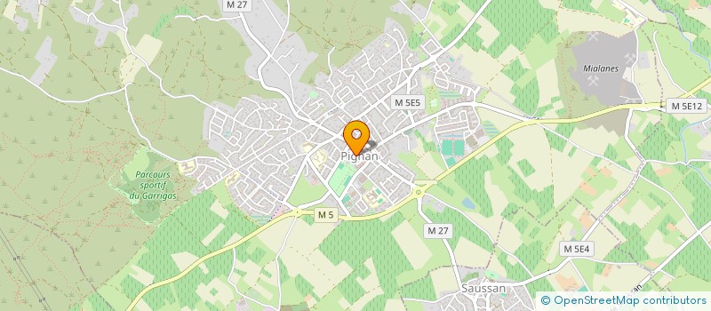 localisation de l'entreprise SOCIETE DE CHASSE DE PIGNAN à PIGNAN