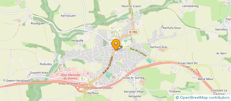 localisation de l'entreprise SOCIETE DE CHASSE DE PLEYBEN  PLEYBEN