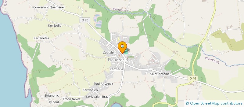 localisation de l'entreprise SOCIETE DE CHASSE DE PLOUEZOCH  PLOUEZOC'H