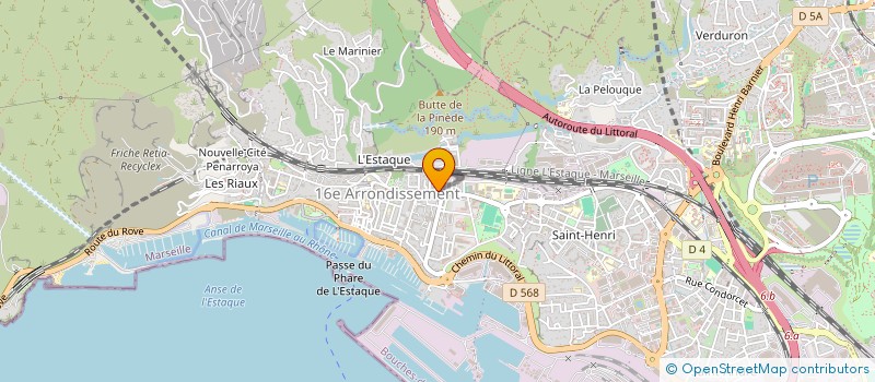 localisation de l'entreprise SOCIETE DE CHASSE DE PROTECTION DE LA NATURE ET DE L ENVIRONNEMENT DE LA VALLEE DE SEON à MARSEILLE