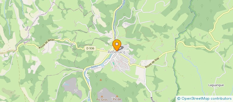 localisation de l'entreprise SOCIETE DE CHASSE DE REBENACQ  REBENACQ